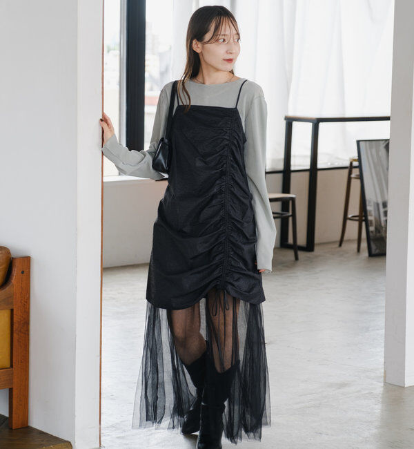  「チュールベロア2WAYカーディガン」|Tシャツ・カットソー|