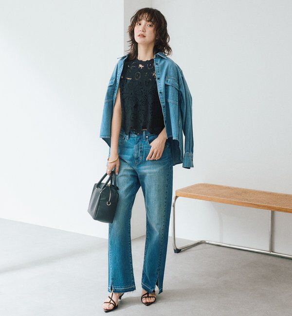  「予約【着映え】エンブロイダリーベスト」|ニット・セーター|