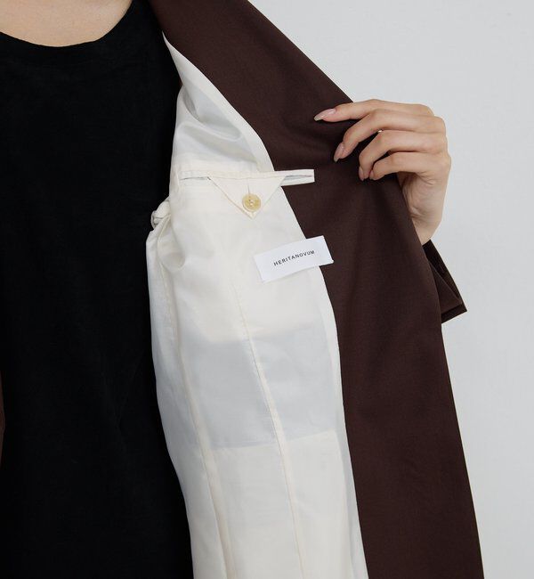  「【HERITANOVUM】【スリーピース対応】ウーステッドウールジャケット」|テーラードジャケット|