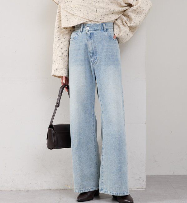  「【新色ブルー登場！】フレアデニム」|デニム|