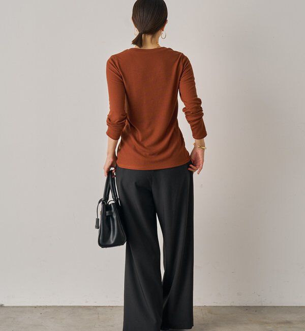  「3タックワイドパンツ」|チノ|