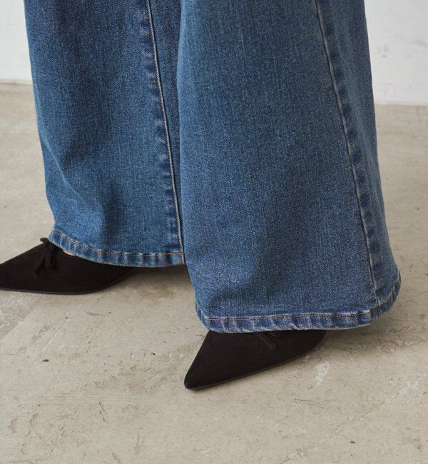  「デニムフレアパンツ2」|デニム|