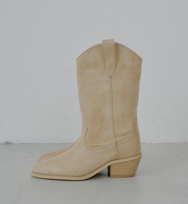  「ショート丈ウエスタンブーツ」|ショートブーツ|