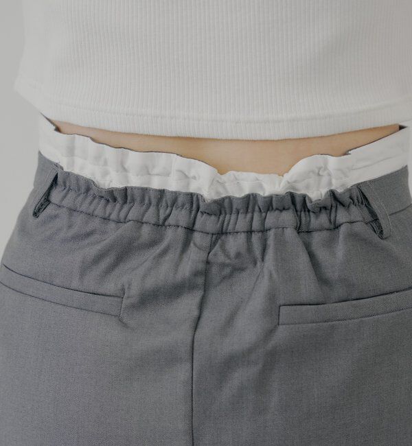  「ボックスプリーツレイヤードスカパン」|スカート|