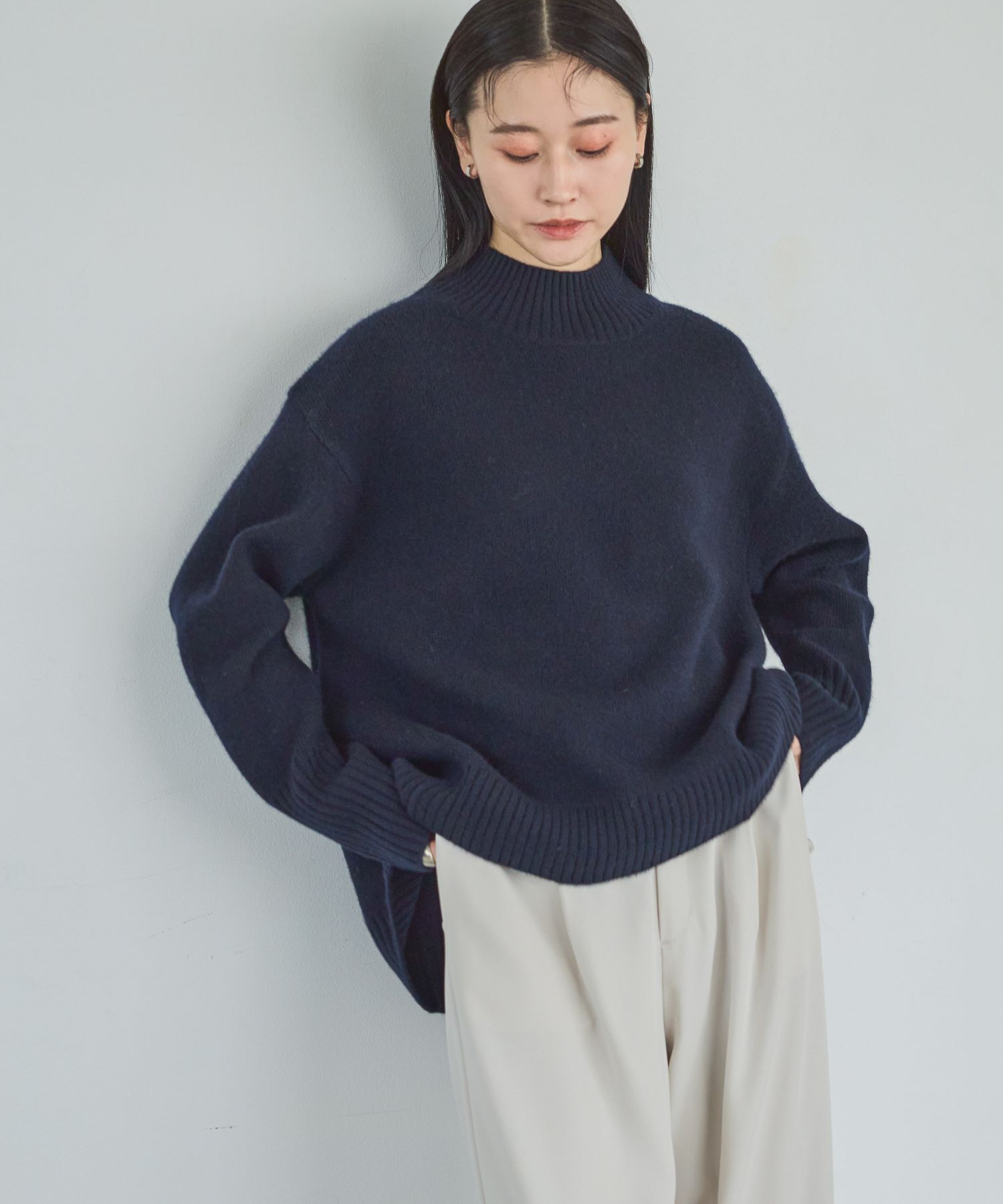 A part by 「カシミヤコンオフタートルニット」|ニット・セーター|