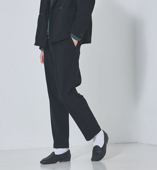 ABAHOUSE「【セットアップ対応】ストレッチ コーデュロイ ワイドテーパード パンツ」|その他|
