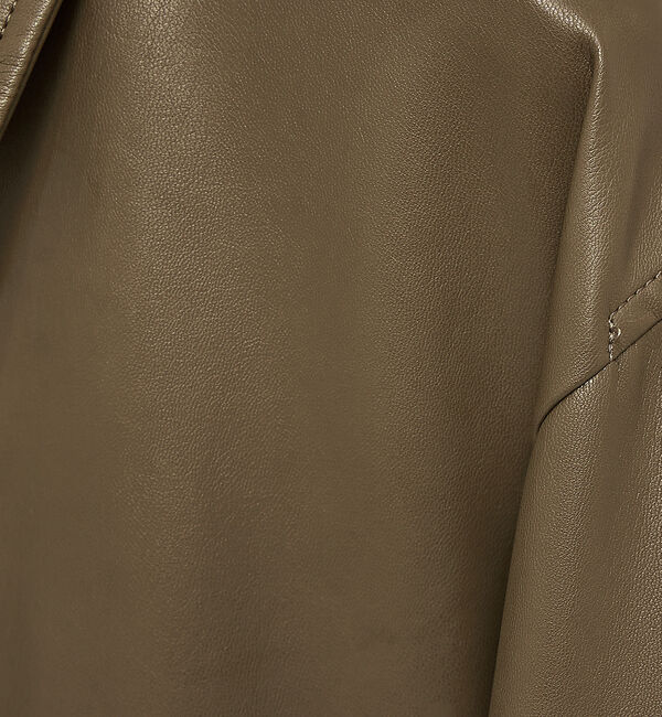 ABAHOUSE「ネオレザー フライト ブルゾン」|ブルゾン・スタジャン|