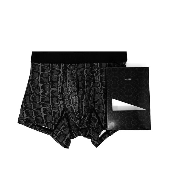 ABAHOUSE「【ALLIAGE/アリアージュ】アニマル柄ボクサーパンツシリーズ」|インナー|ブラック系その他2