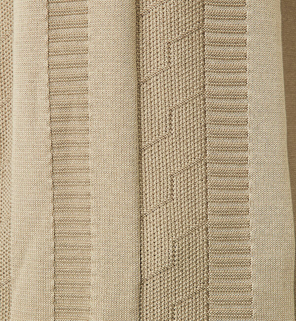 ABAHOUSE「ジオメトリック ストライプ プルオーバーニット」|ニット・セーター|