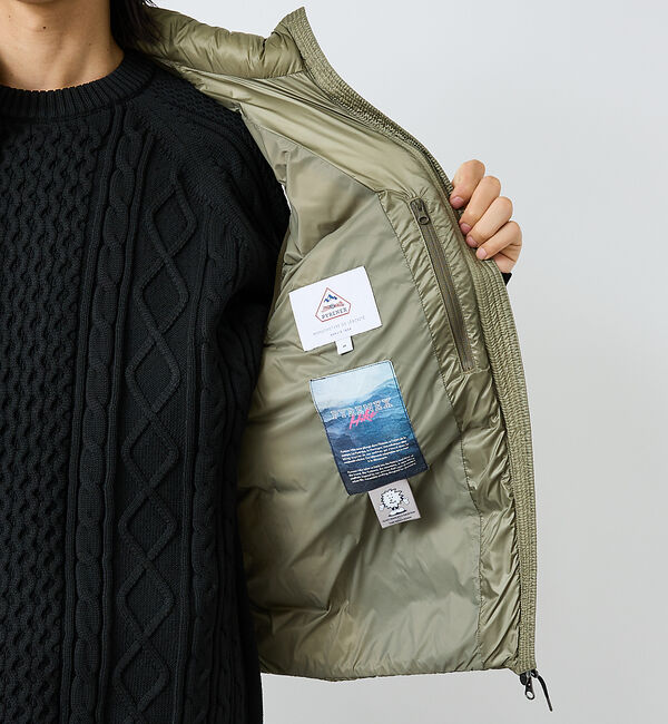 ABAHOUSE「【PYRENEX / ピレネックス】HMY027 ARIAL VEST/アリアル」|ダウン|