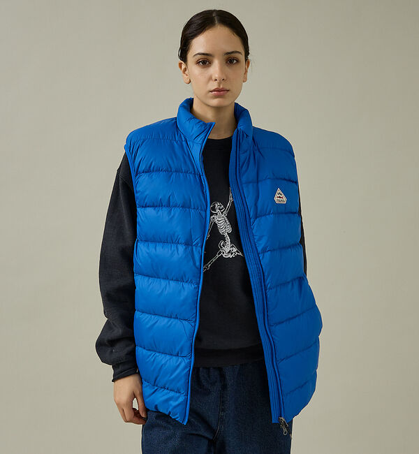 ABAHOUSE「【PYRENEX / ピレネックス】HMY027 ARIAL VEST/アリアル」|ダウン|ブルー