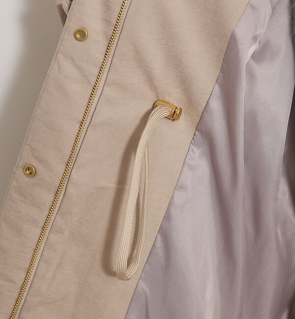 qualite「【軽やかでほどよい暖かさ】ピーチパデッドブルゾン」|ブルゾン・スタジャン|