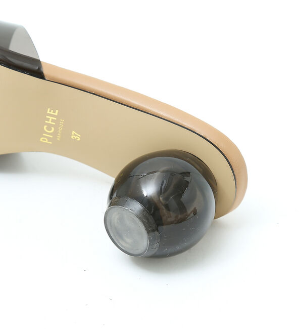 AU BANNISTER「クリアヒールミュール」|サンダル|