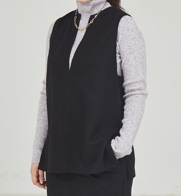 abahouse mavie「ストレッチリブハイネックプルオーバー」|ニット・セーター|