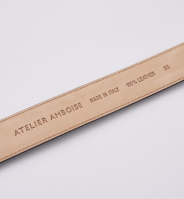 The Store by C' 「【ATELIER AMBOISE】【再入荷】Hバックルスムースレザーベルト」|ベルト|