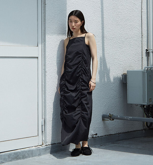 NOMINE「ギャザー キャミワンピース」|ワンピース|