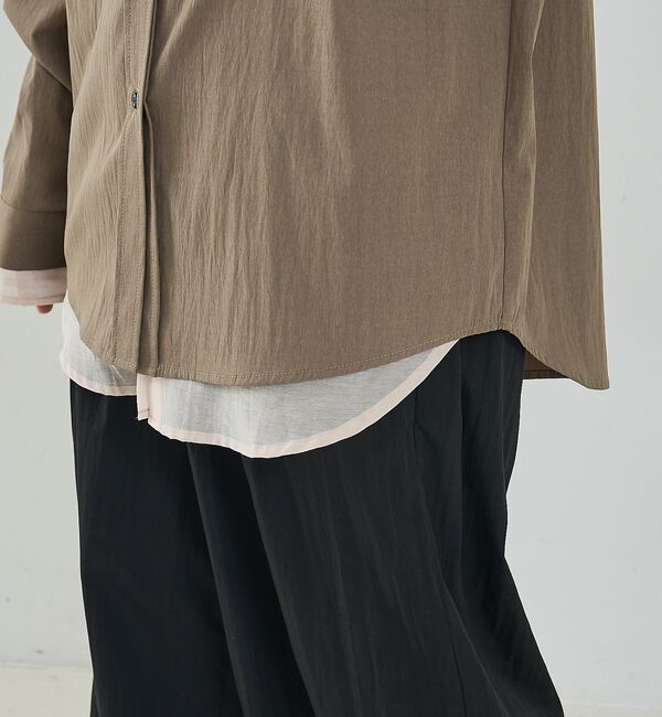 NOMINE「レイヤード シャツ【予約】」|シャツ・ブラウス|