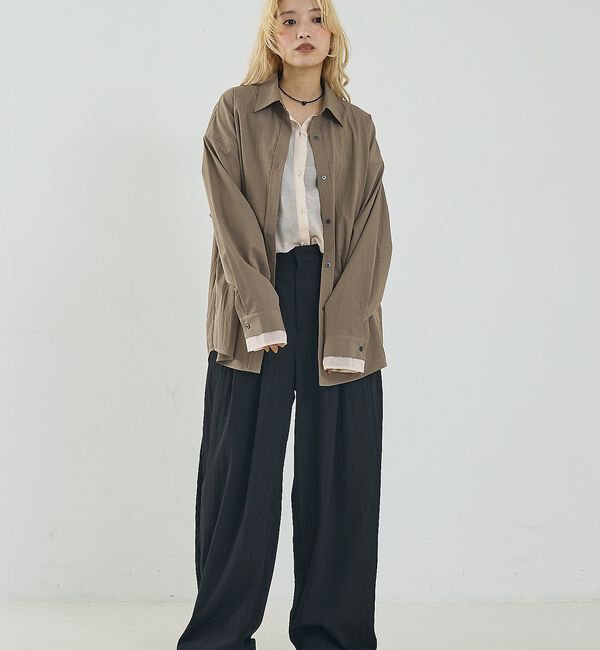 NOMINE「レイヤード シャツ【予約】」|シャツ・ブラウス|