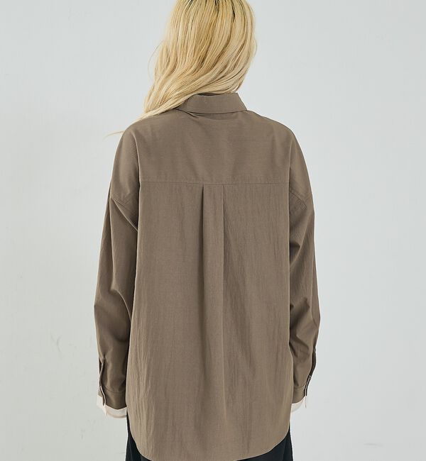 NOMINE「レイヤード シャツ【予約】」|シャツ・ブラウス|