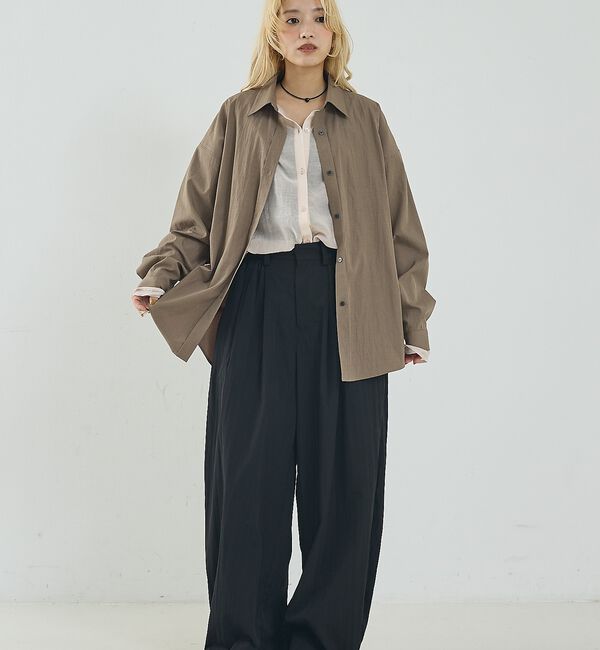 NOMINE「レイヤード シャツ【予約】」|シャツ・ブラウス|