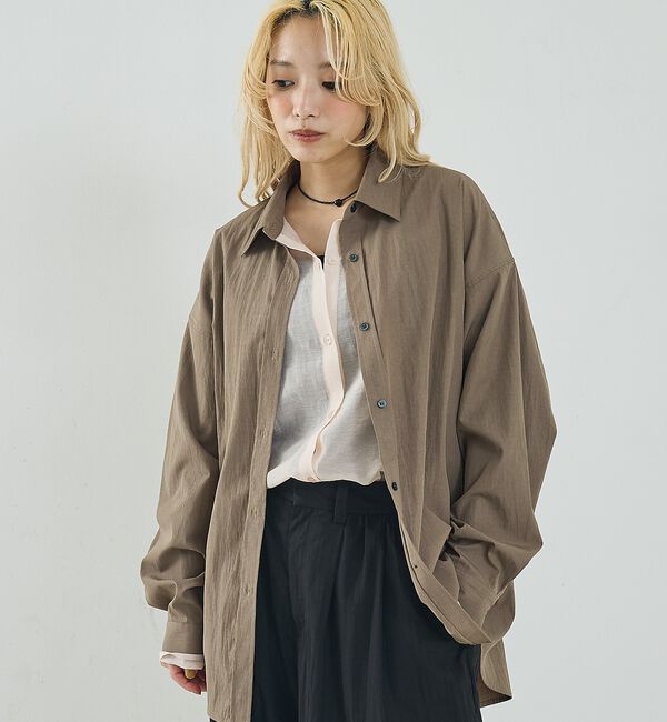 NOMINE「レイヤード シャツ【予約】」|シャツ・ブラウス|