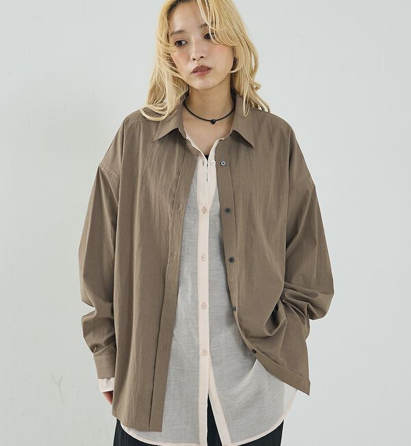 NOMINE「レイヤード シャツ【予約】」|シャツ・ブラウス|