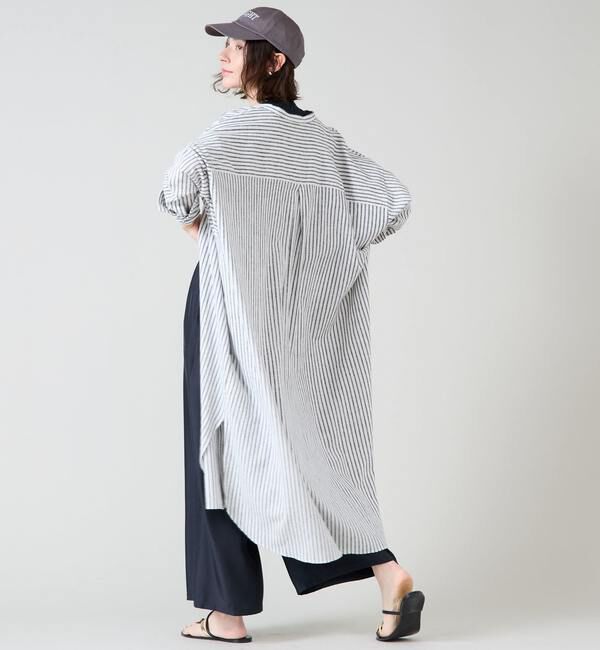 Liesse「リネンシャツワンピース」|ワンピース|