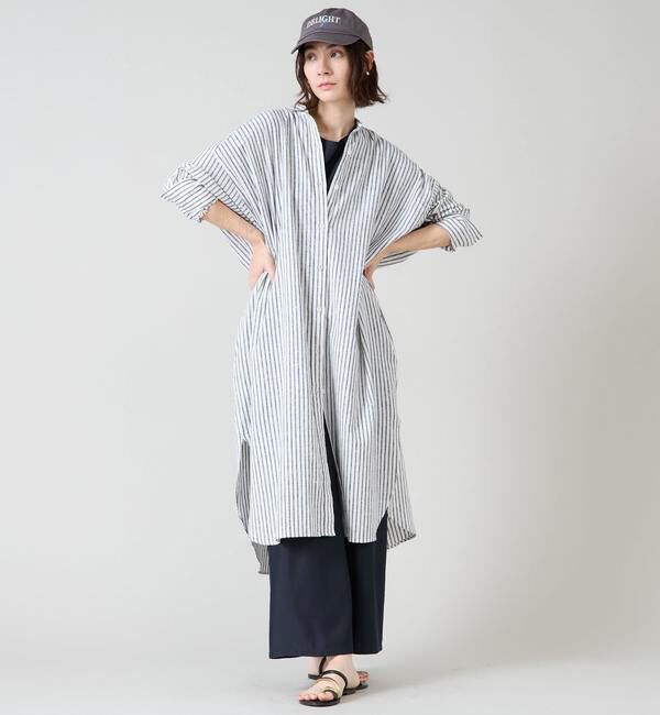 Liesse「リネンシャツワンピース」|ワンピース|