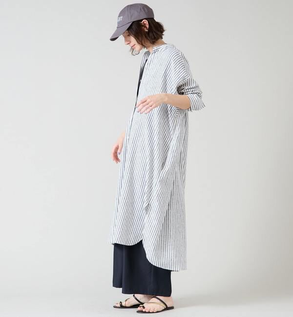 Liesse「リネンシャツワンピース」|ワンピース|