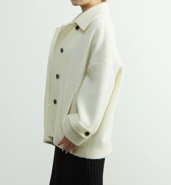 SOFFITTO「モヘヤ混コクーンシャギーコート」|その他|