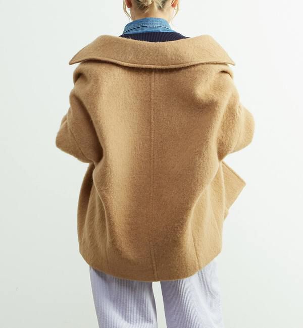 SOFFITTO「モヘヤ混コクーンシャギーコート」|その他|