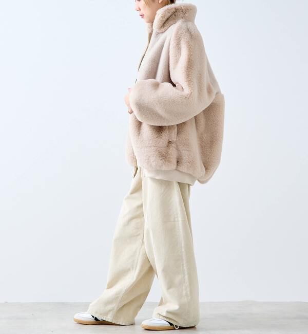 A_「【A_/エース】ジップアップファーブルゾン」|その他|