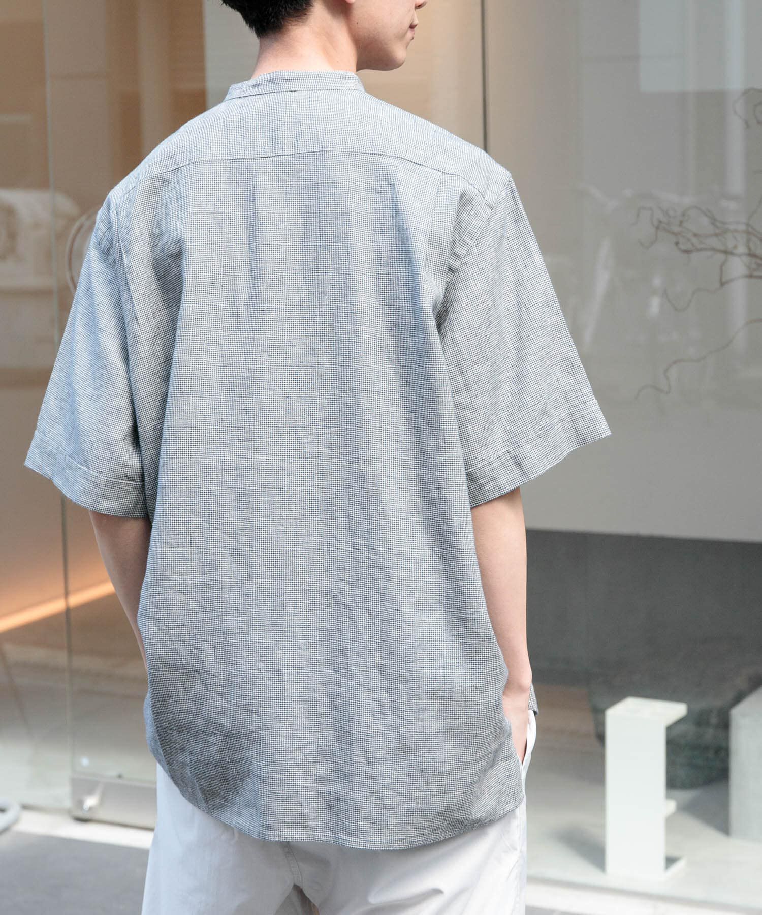 URBAN RESEARCH DOORS「FORK&SPOON　コットンリネンショートスリーブシャツ」|シャツ・ブラウス|