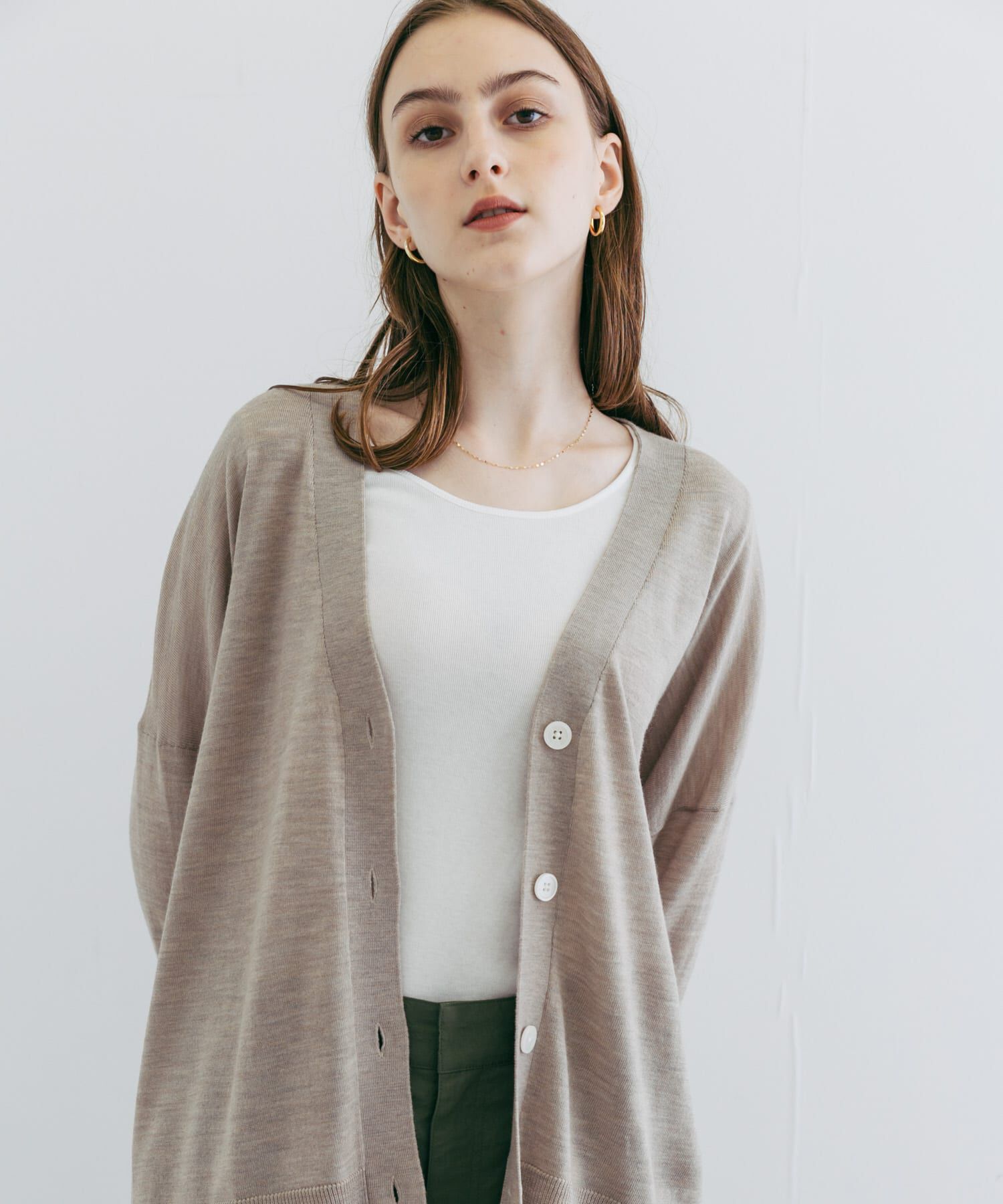 URBAN RESEARCH「『UR TECH』クルーネックロングTシャツ」|Tシャツ・カットソー|