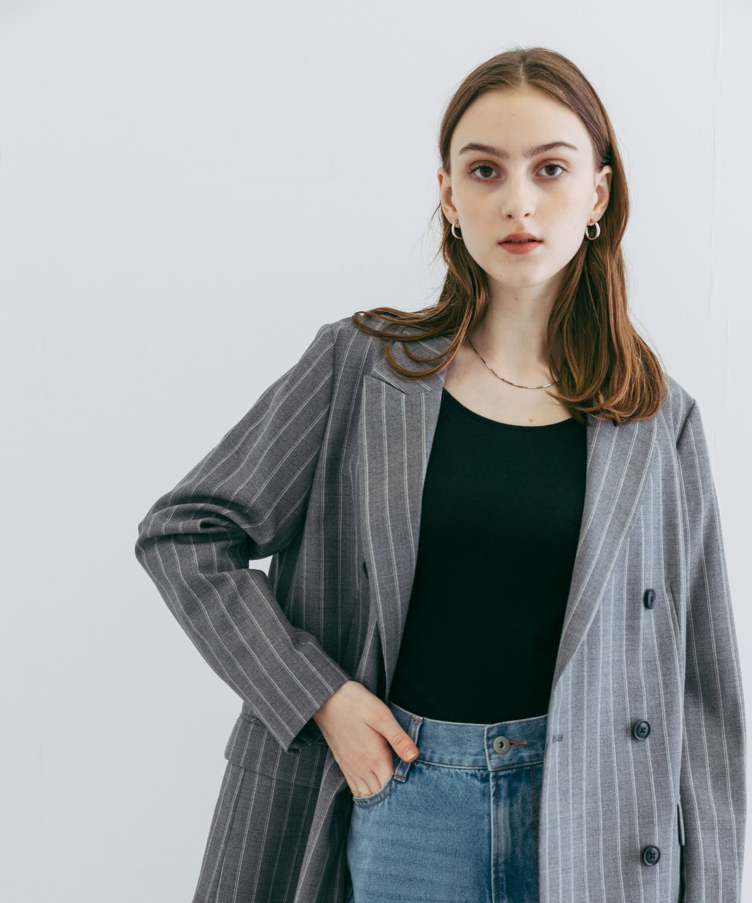 URBAN RESEARCH「『UR TECH』クルーネックロングTシャツ」|Tシャツ・カットソー|