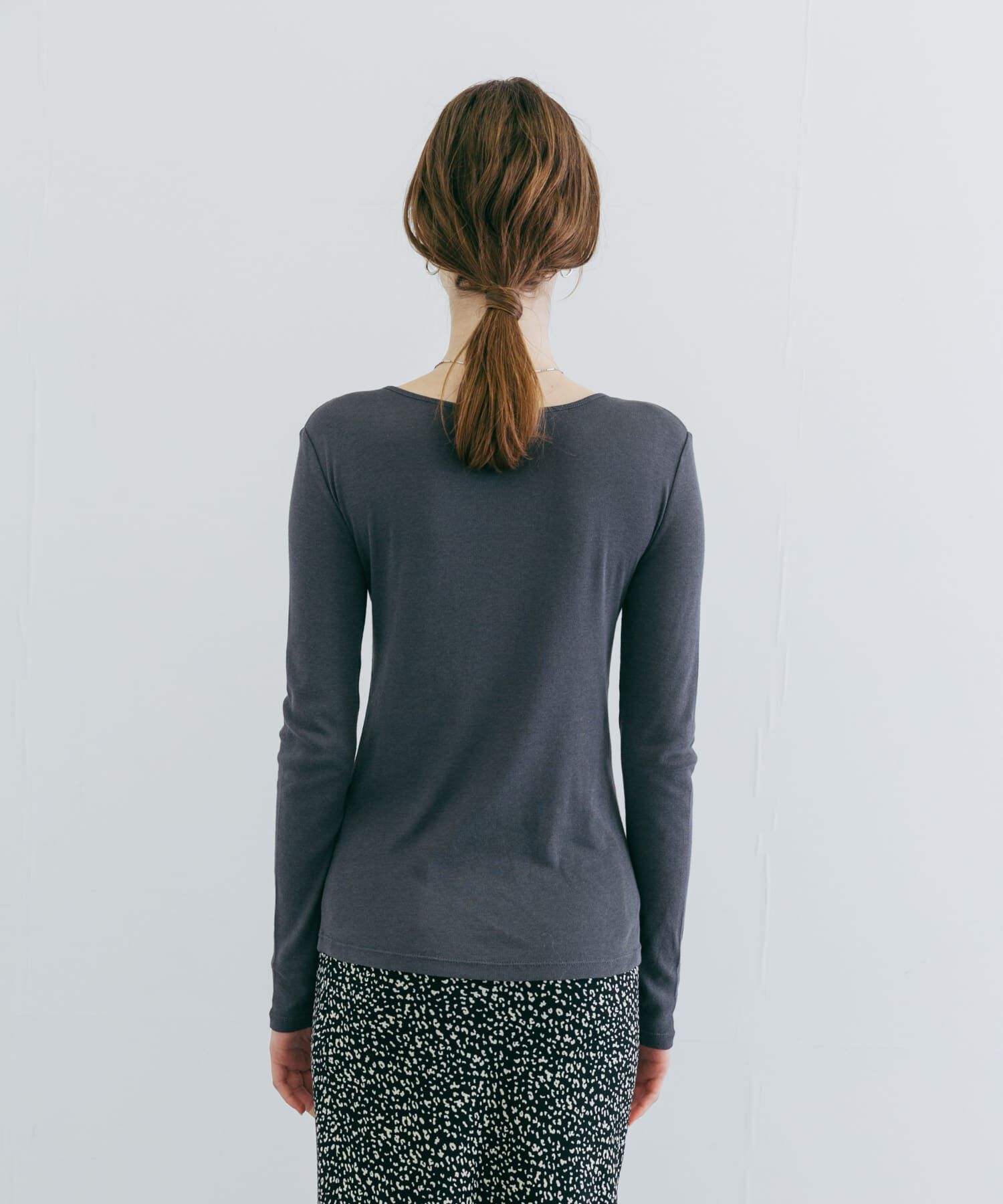 URBAN RESEARCH「『UR TECH』クルーネックロングTシャツ」|Tシャツ・カットソー|