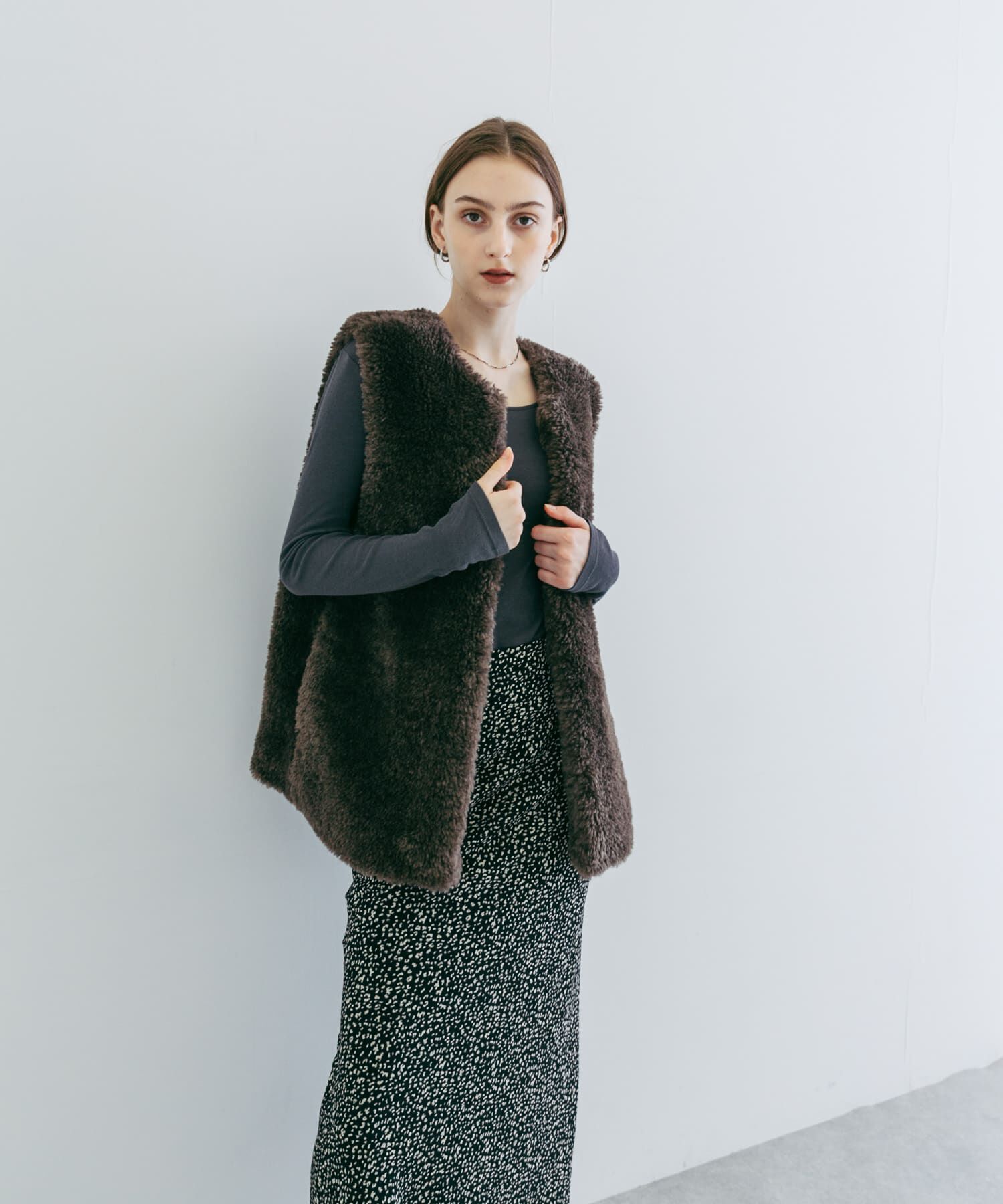 URBAN RESEARCH「『UR TECH』クルーネックロングTシャツ」|Tシャツ・カットソー|