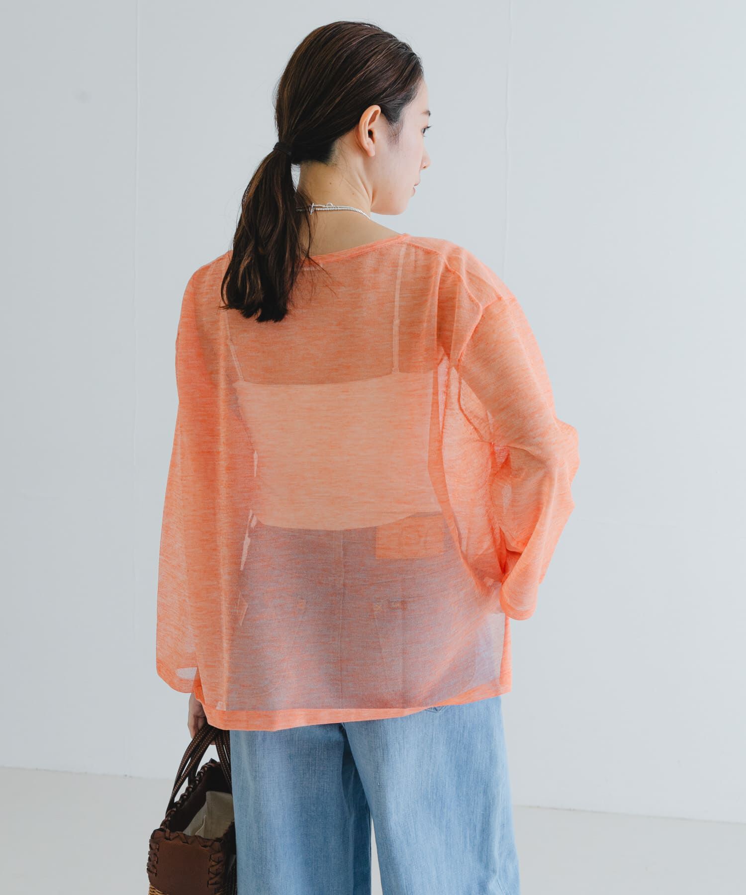 URBAN RESEARCH「ボートネックシアーニット」|ニット・セーター|