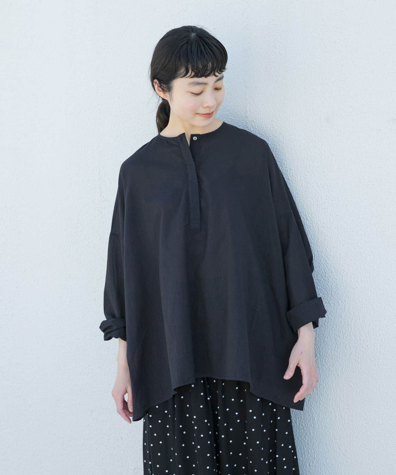 かぐれ「ボイルワイドプルオーバー」|シャツ・ブラウス|