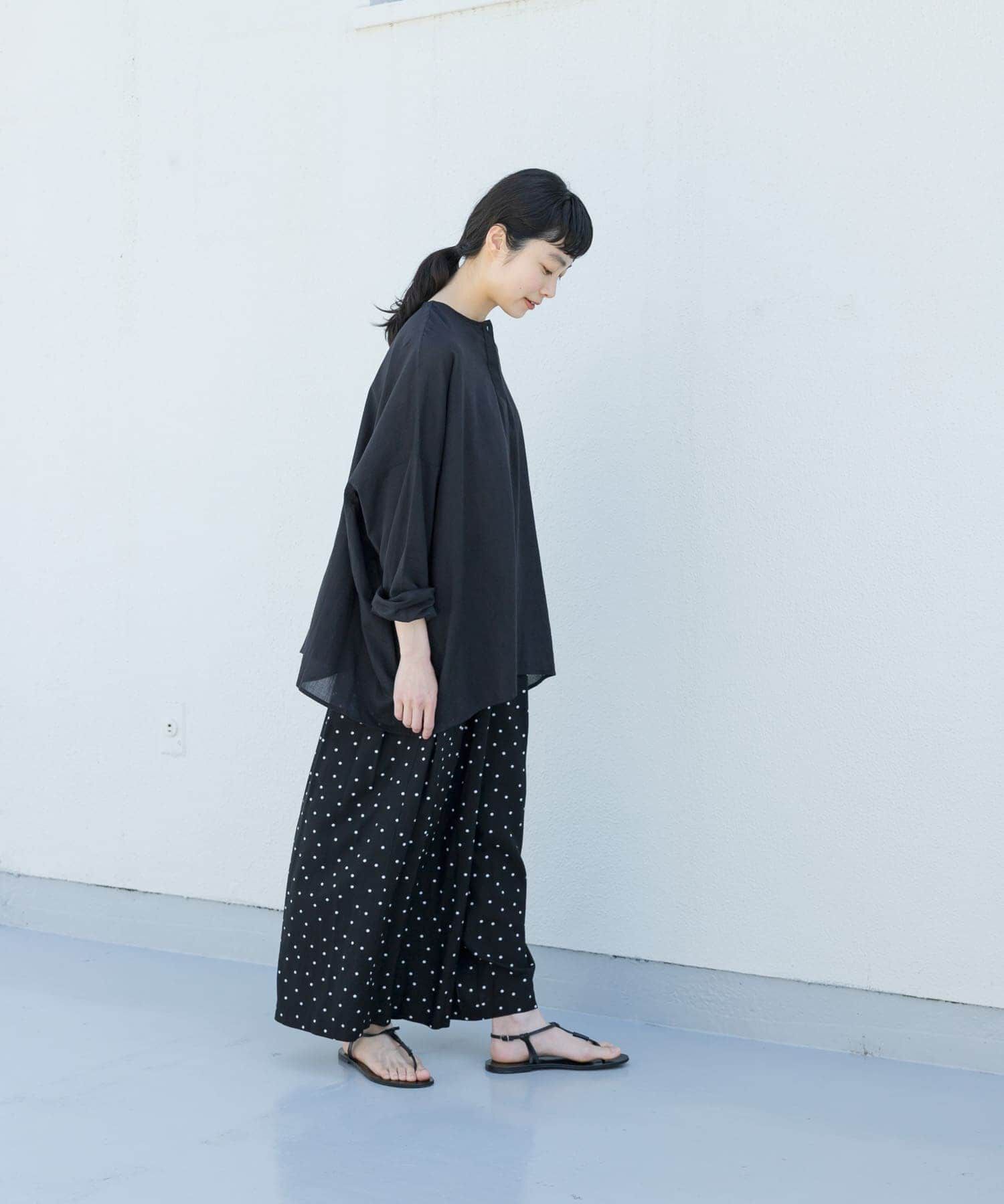 かぐれ「ボイルワイドプルオーバー」|シャツ・ブラウス|