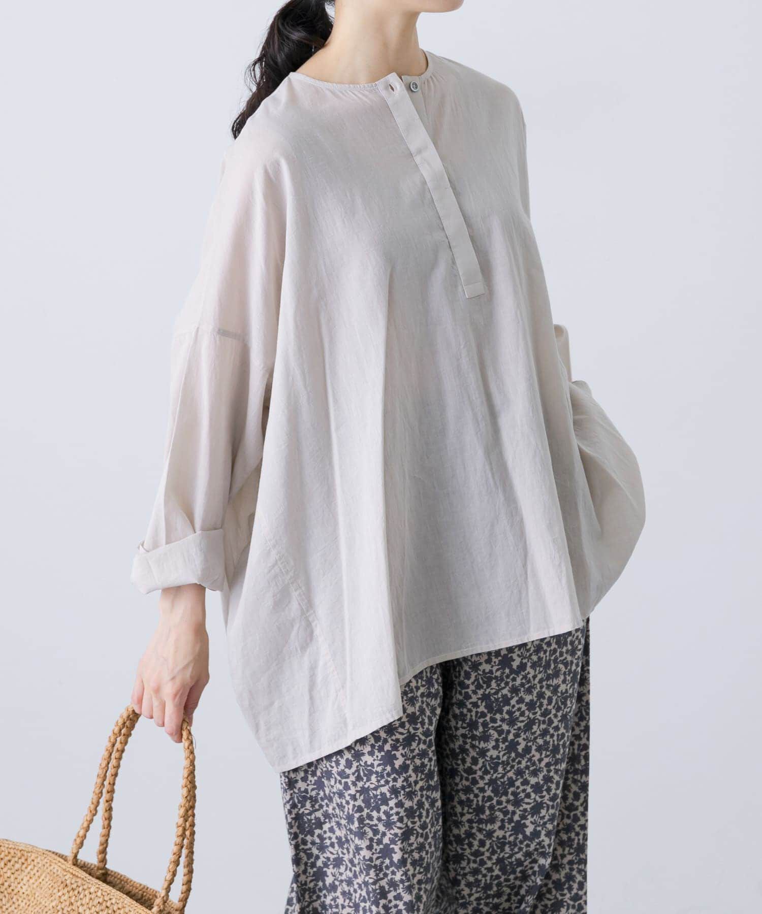 かぐれ「ボイルワイドプルオーバー」|シャツ・ブラウス|