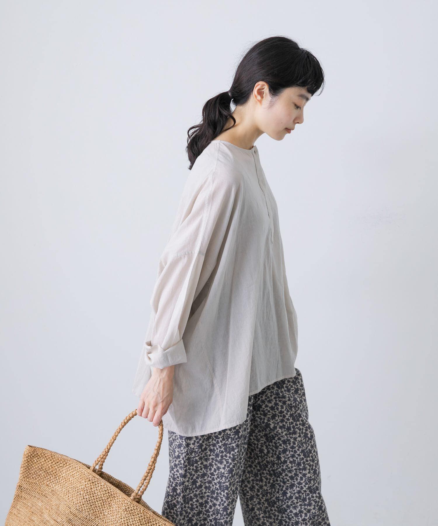 かぐれ「ボイルワイドプルオーバー」|シャツ・ブラウス|