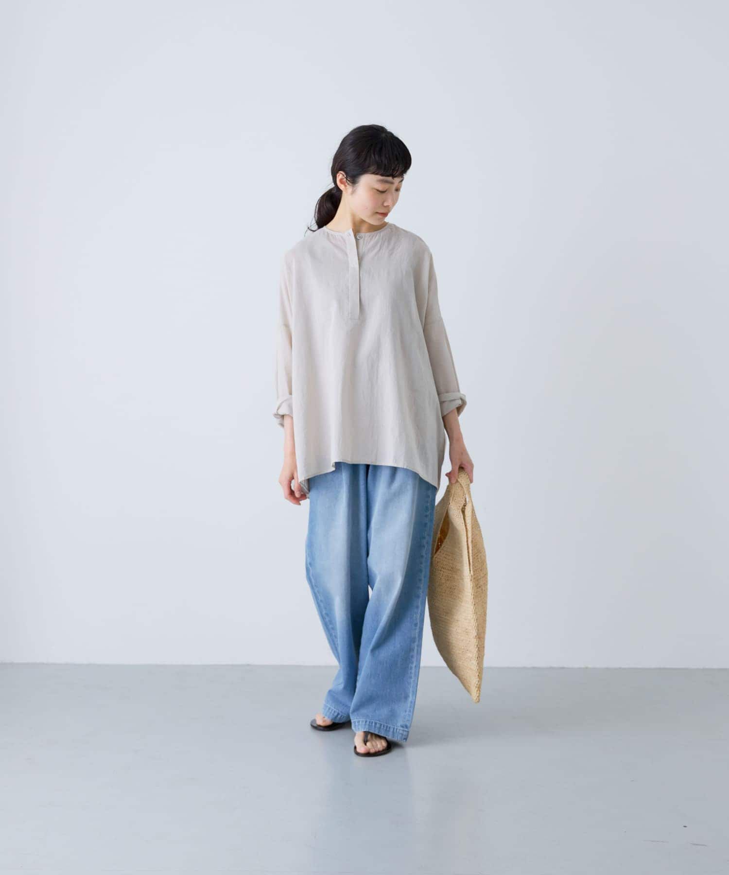 かぐれ「ボイルワイドプルオーバー」|シャツ・ブラウス|