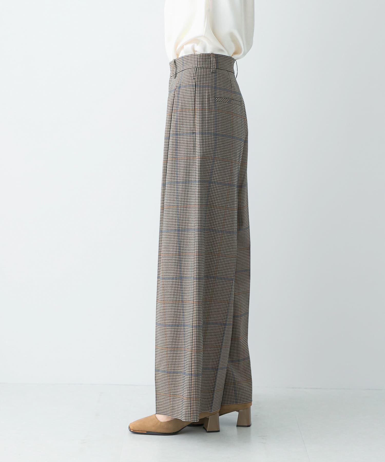 URBAN RESEARCH ROSSO「チェックワイドスラックス」|その他|