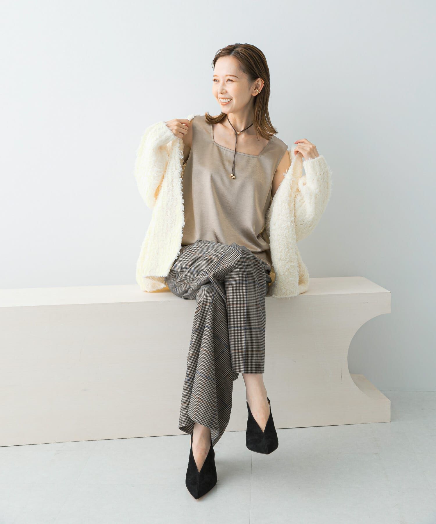 URBAN RESEARCH ROSSO「チェックワイドスラックス」|その他|