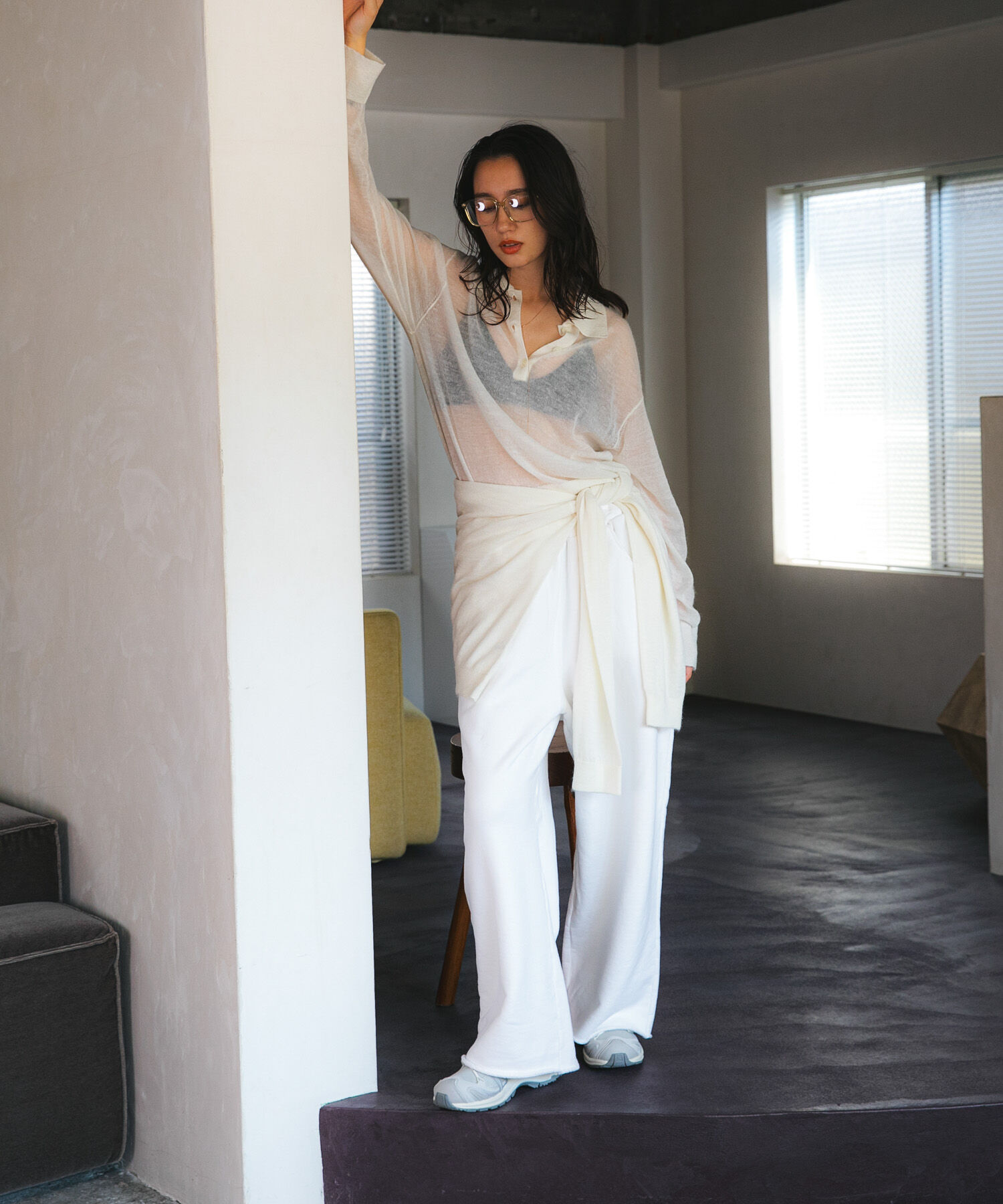 URBAN RESEARCH「ヘアリーマルチストール」|ストール|