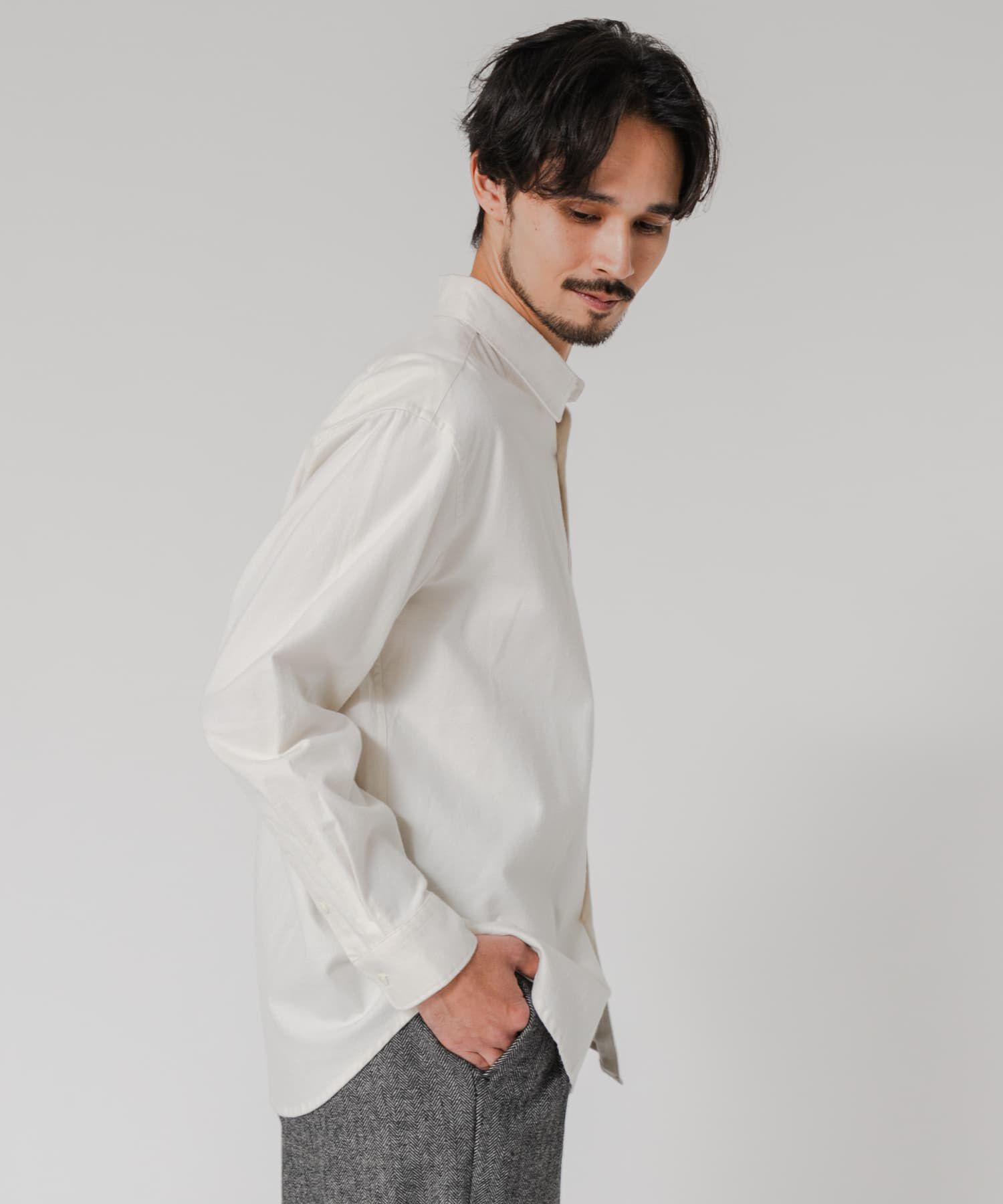 URBAN RESEARCH「『UR TECH』Brushed Cotton Shirts」|シャツ・ブラウス|