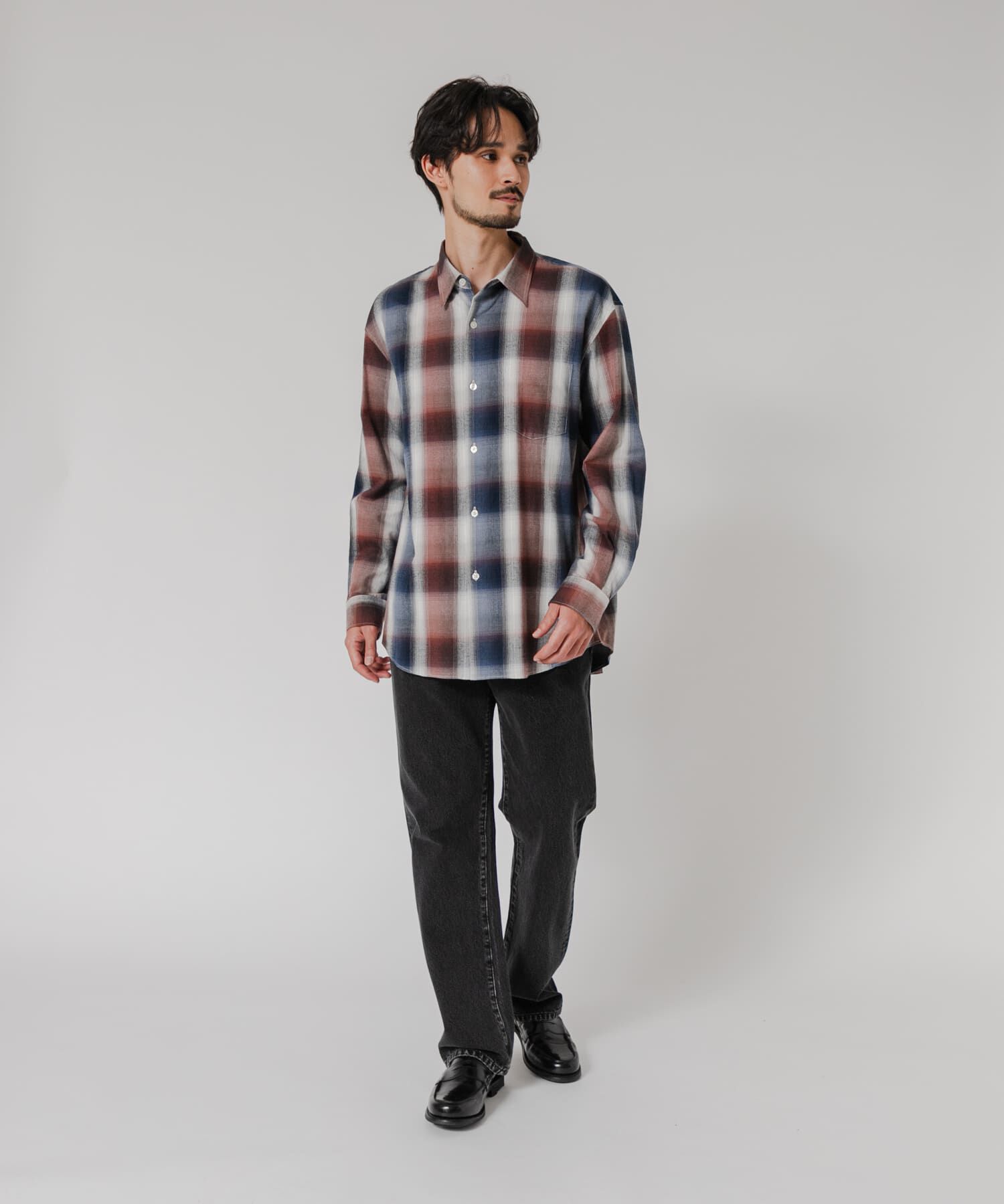 URBAN RESEARCH「『別注』OUTDOOR EXCHANGE&times;URBAN RESEARCH　シャギーチェックシャツ」|シャツ・ブラウス|