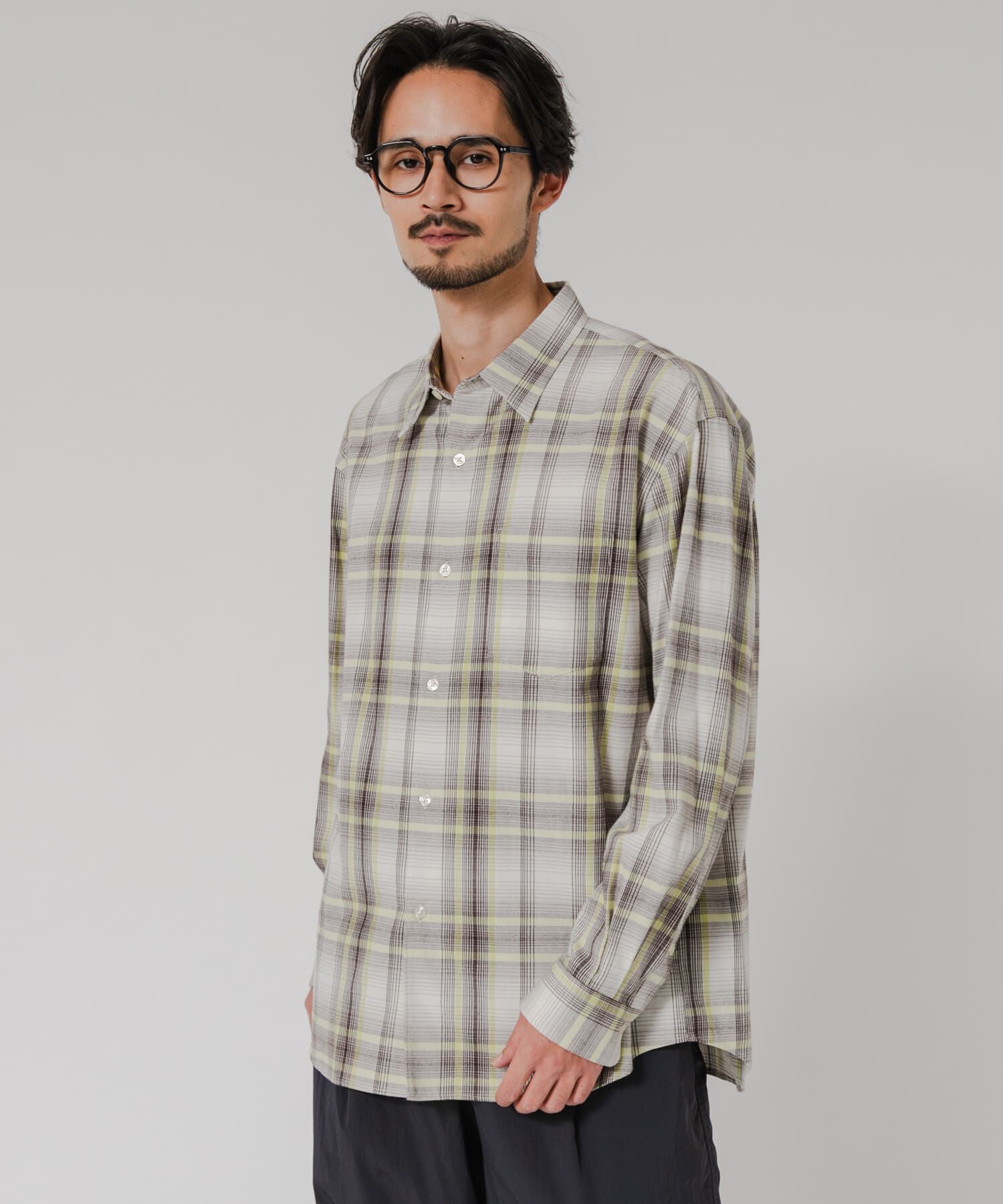 URBAN RESEARCH「『別注』OUTDOOR EXCHANGE&times;URBAN RESEARCH　シャギーチェックシャツ」|シャツ・ブラウス|