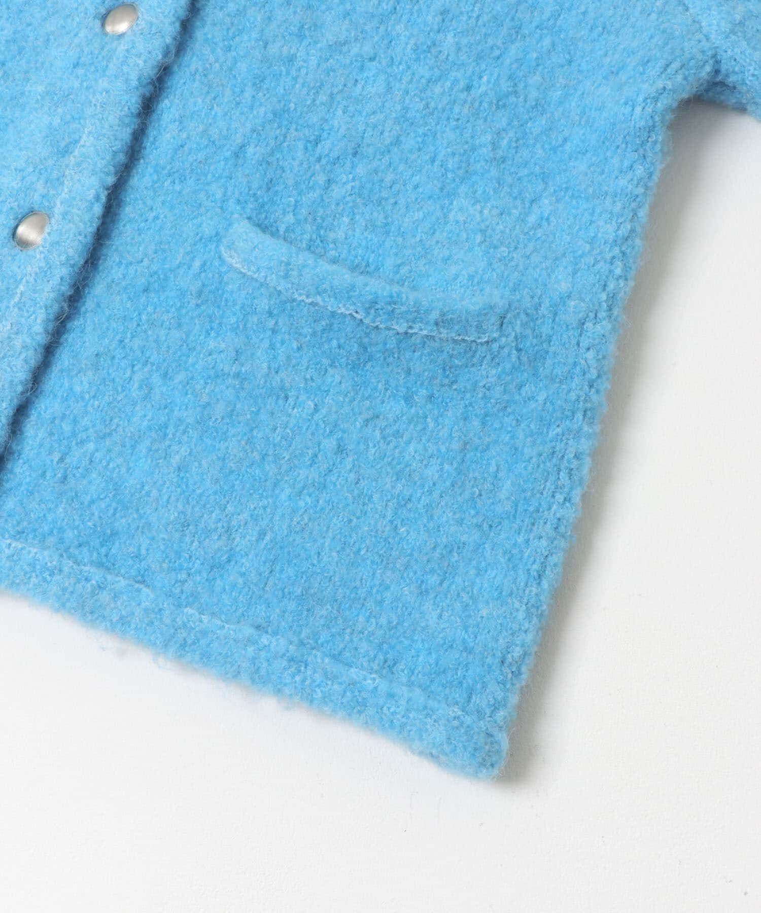 URBAN RESEARCH ROSSO「『WEB/一部店舗限定』ウール混ブークレニットジャケット」|ノーカラーコート|